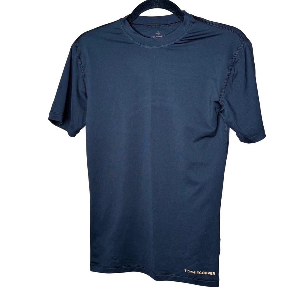 Tommie Copper Mens CoolCopper Compression Shirt Small Black Athletic